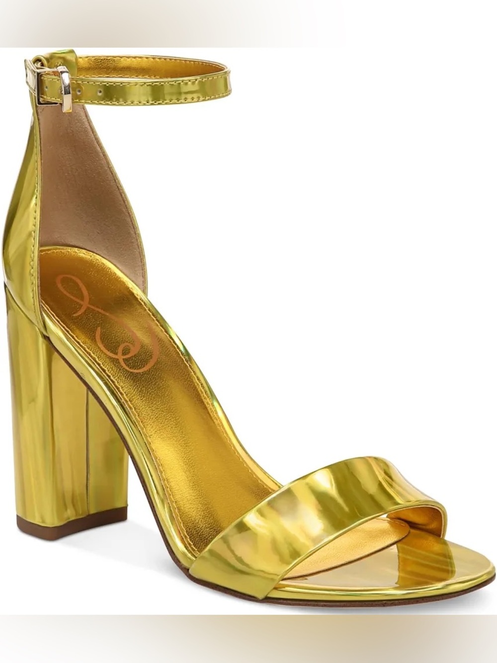 Sam Edelman Yaro Sandal 8.5 Gold BRAND NEW IN BOX - Picture 2 of 8
